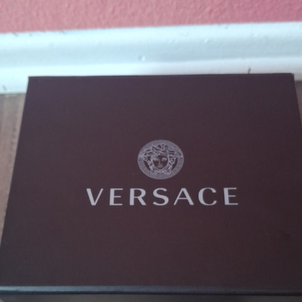 Versace Brown Box with Silver Logo